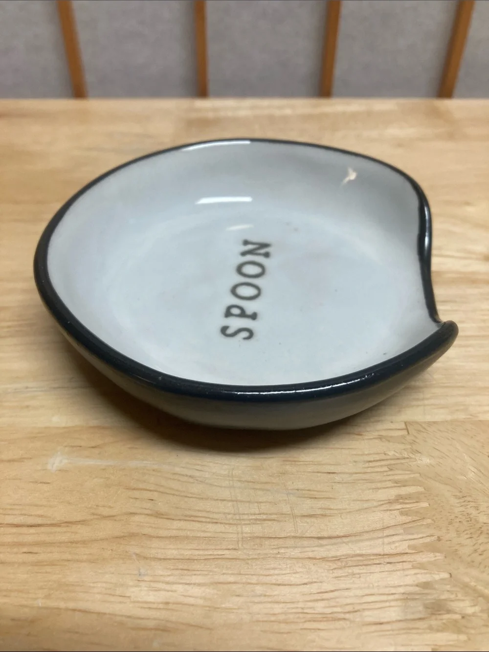 Hearth and Hand with Magnolia Stoneware Embossed Spoon Rest